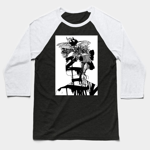 Exotic Beauty Baseball T-Shirt by nickcocozza